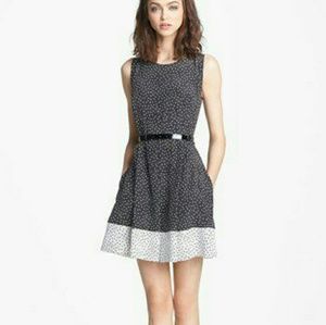 Miss Wu Jason Wu polka dot fit flare silk dress